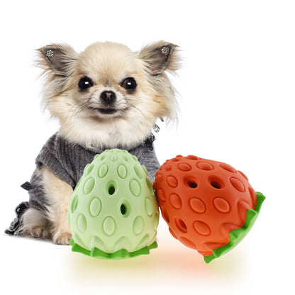 Pet Chew Resistant Strawberry Toy